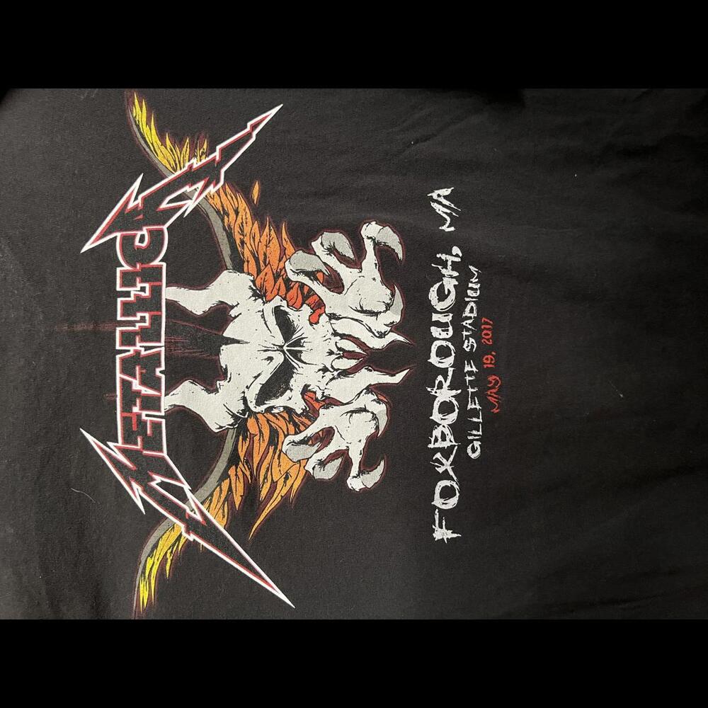 Metallica T-shirt - World Wired Tour 2017 Foxboro Stadium XL - Picture 5 of 5